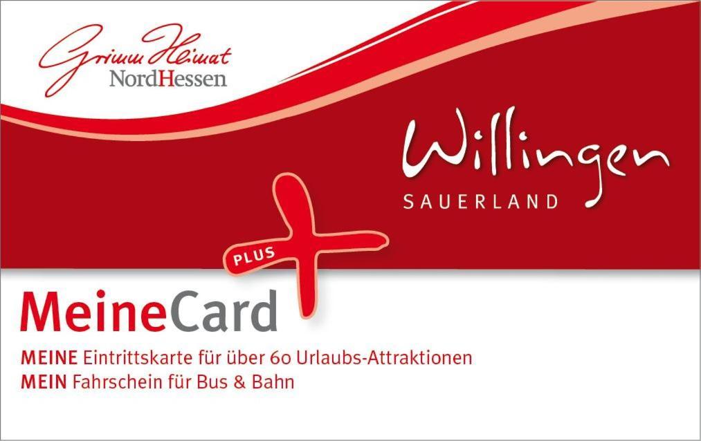 Cafe- Pension Fernblick, Incl Meinecardplus Willingen  Exterior foto